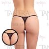 Tanga negra con transparencias Playboy